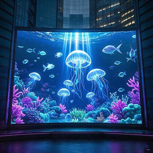 成都海洋館宣傳led顯示屏 成都海洋館宣傳led顯示屏